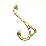 Brass Hat & Coat Hook (H-1091)