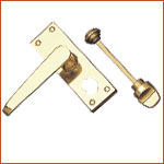 Victorian Lever Latch Straight Privacy (H-1259)