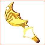 Brass Fleur De Lyes Hook (H-1726)