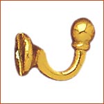 Brass Curtain Hook (H-1742)