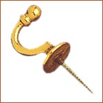 Brass Curtain Hook (H-1743)