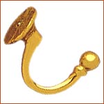 Brass Curtain Hook (H-1744)
