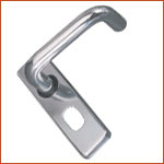 Aluminium Lever Lock Concealed Oval